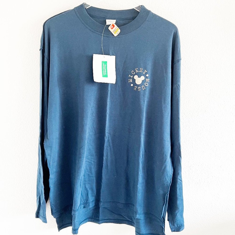 Vintage United Colors of Benetton X Disney Mickey Mouse Disney Long Sleeve Shirt
